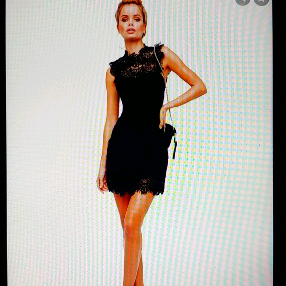 Free People Dresses & Skirts - Free people black lace dress